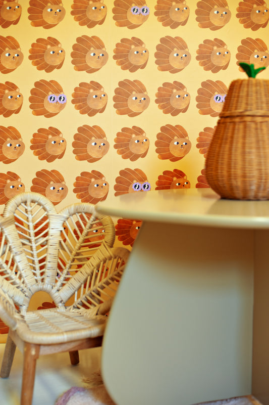 Lion head - Butter Yellow - Aniek Bartels