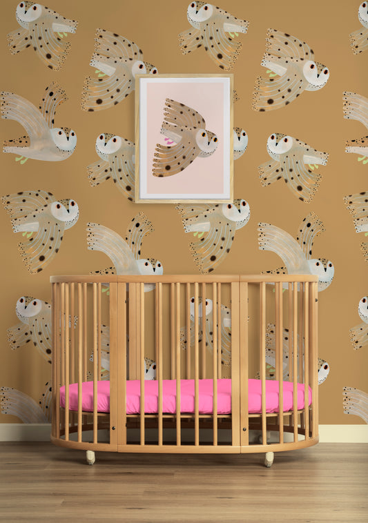 Owl - Dusty Yellow - Aniek Bartels