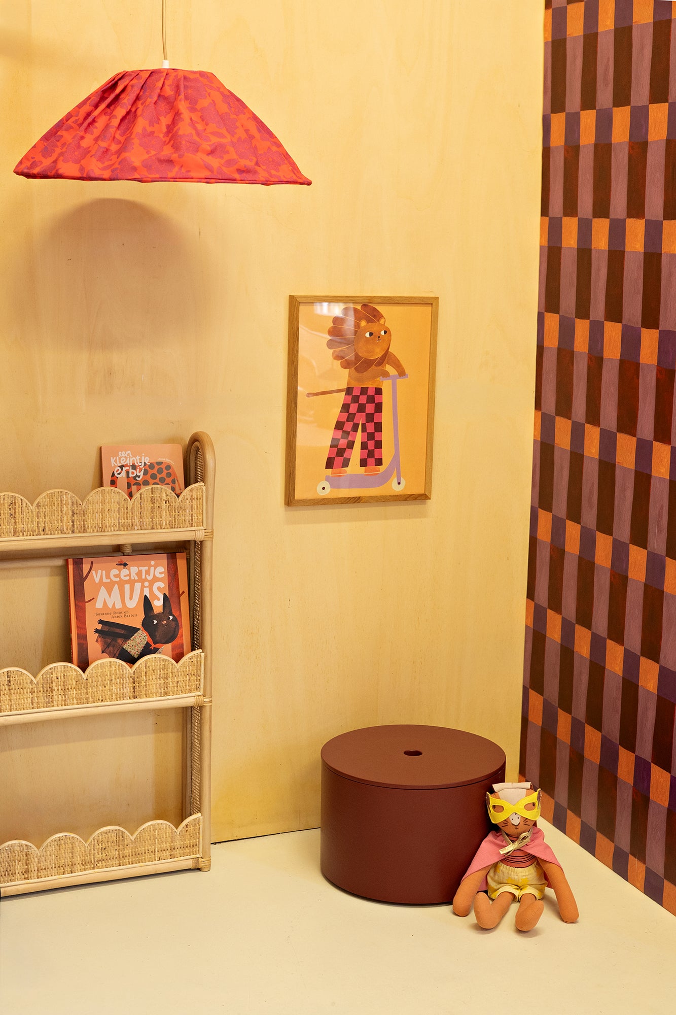 Playful Blocks Amethist Wallpaper – Meet Me at the Wall x Aniek Bartels