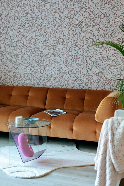 Flowerfield Warm Taupe  - Naturel Noord