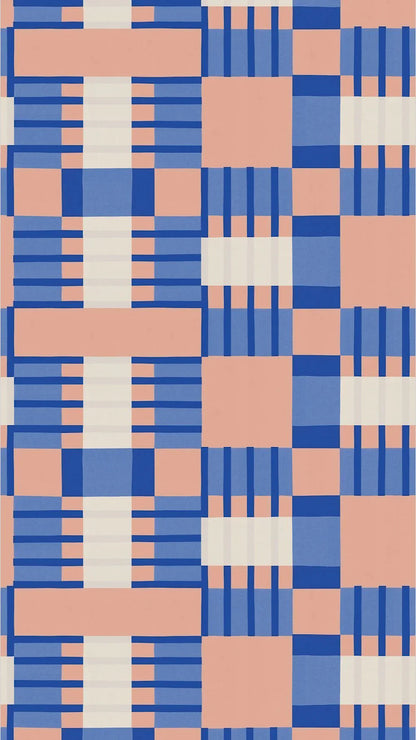 Behang Play at Slaep -  Blocks Blink - Sabine van Vessem Behang Play at Slaep -  Blocks Blink - Sabine van Vessem Behang Play at Slaep -  Blocks Blink - Sabine van Vessem
Behang Play at Slaep - Blocks Blink - Sabine van Vessem geblokt grafisch behang in blauw en licht oranje