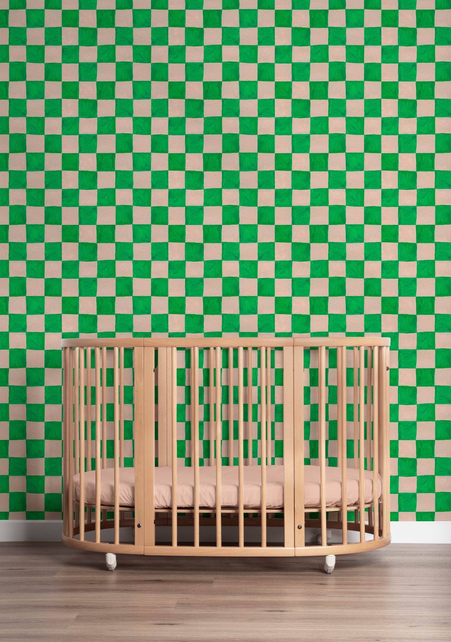 Square blocks green - Aniek Bartels