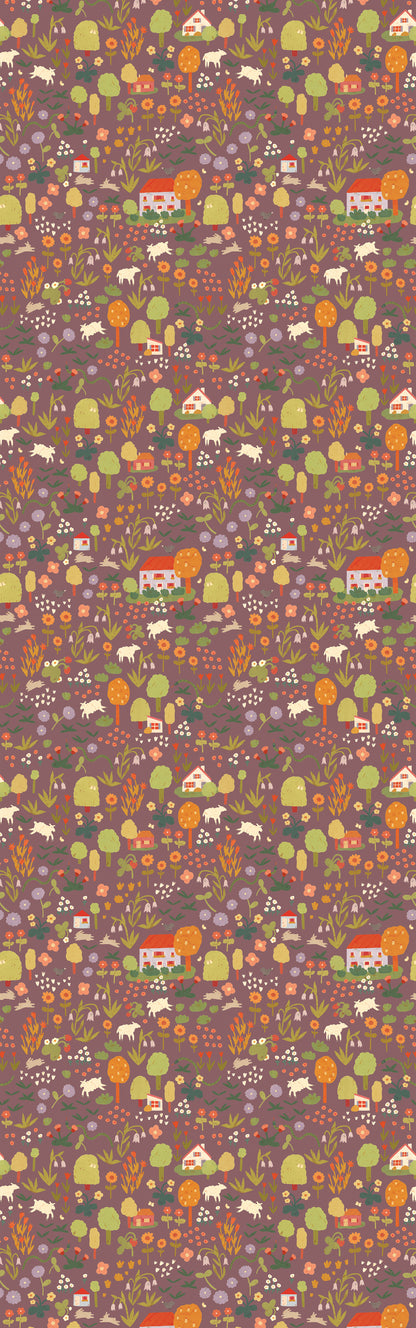 Wildflowers - Dark Mauve - Lotte Dirks