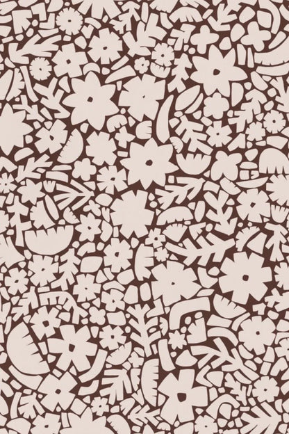 Flowerfield Brown - Naturel Noord