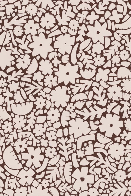 Flowerfield Brown - Naturel Noord