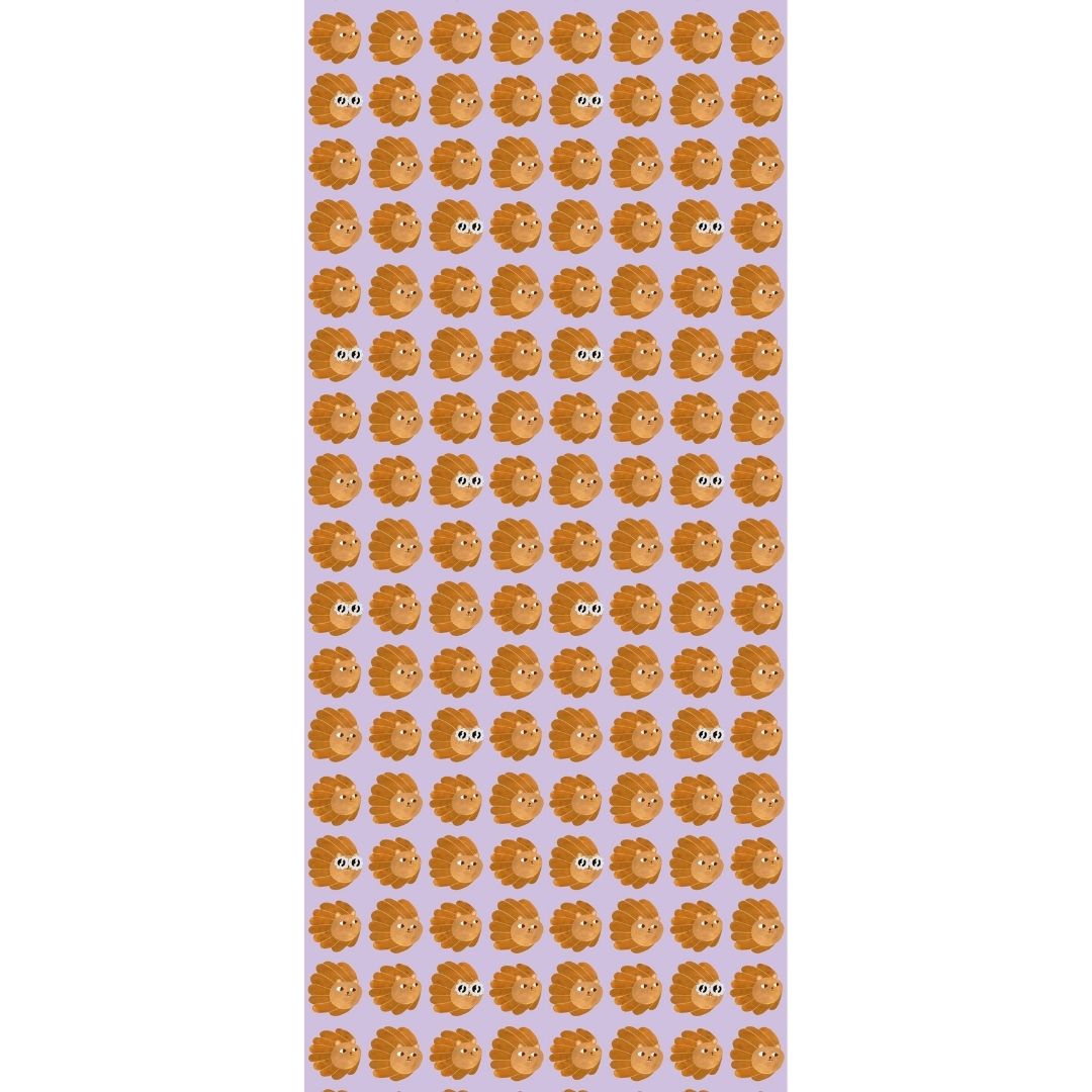 Lion head - Lilac - Aniek Bartels