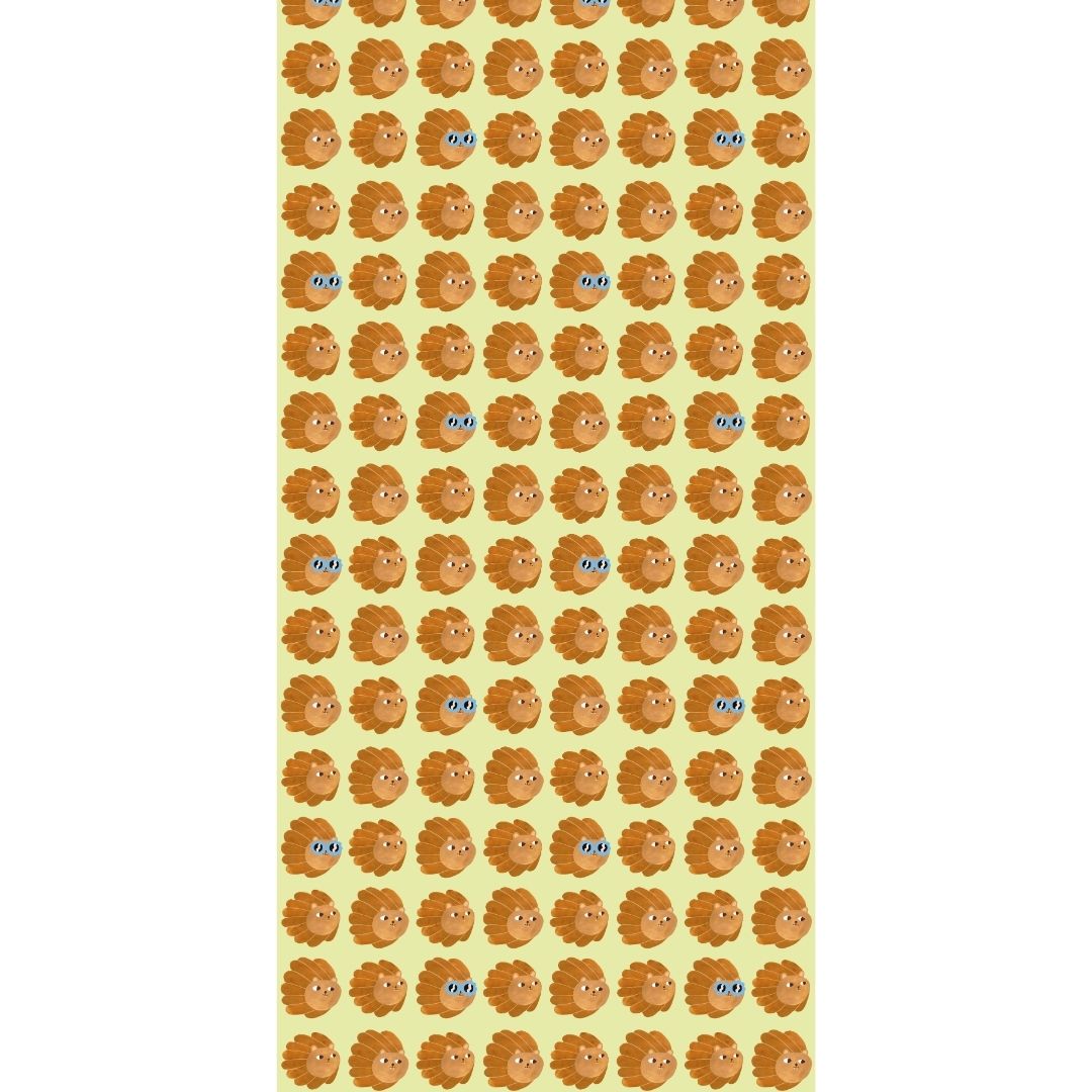 Lion head - Matcha - Aniek Bartels