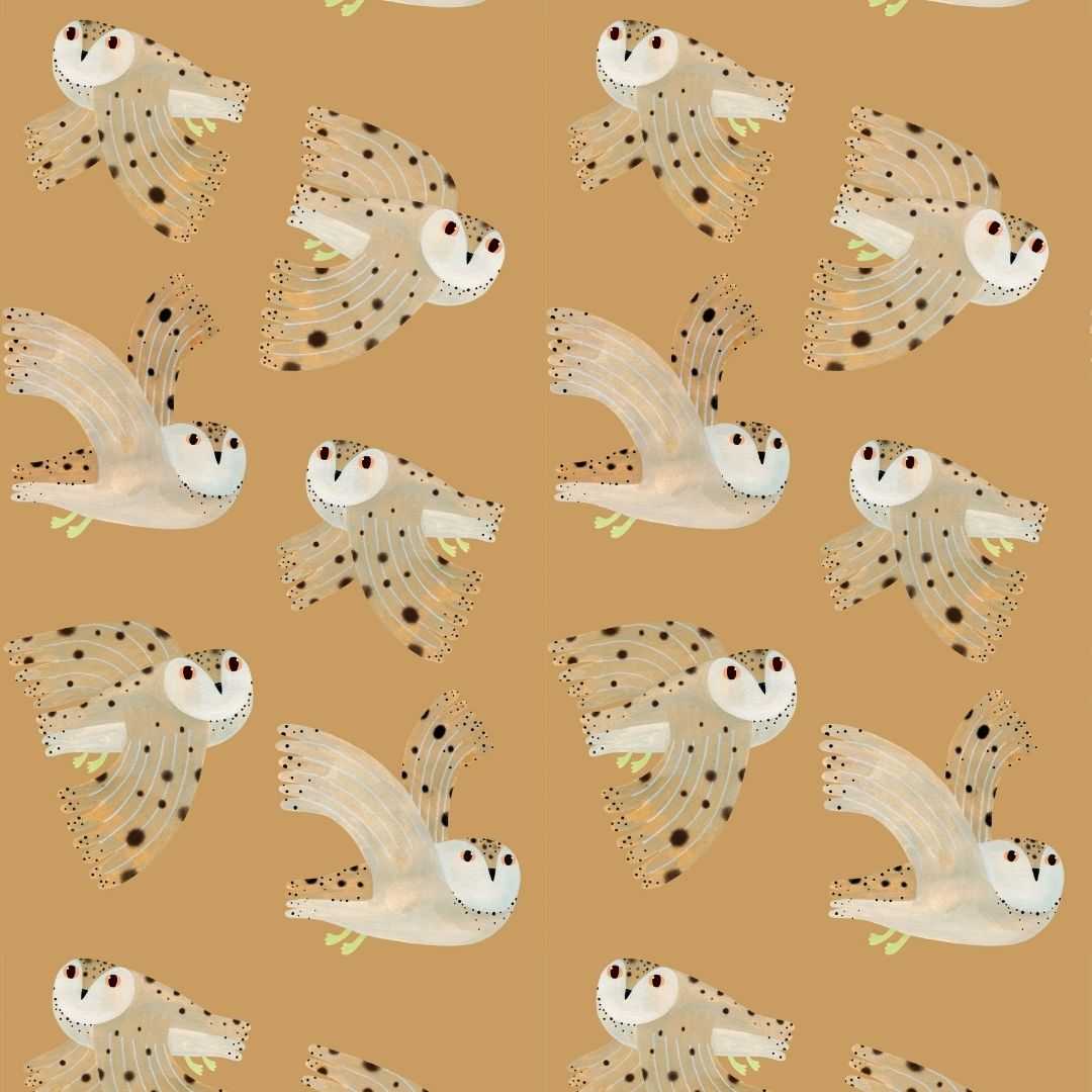 Owl - Dusty Yellow - Aniek Bartels