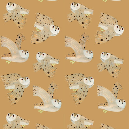 Owl - Dusty Yellow - Aniek Bartels