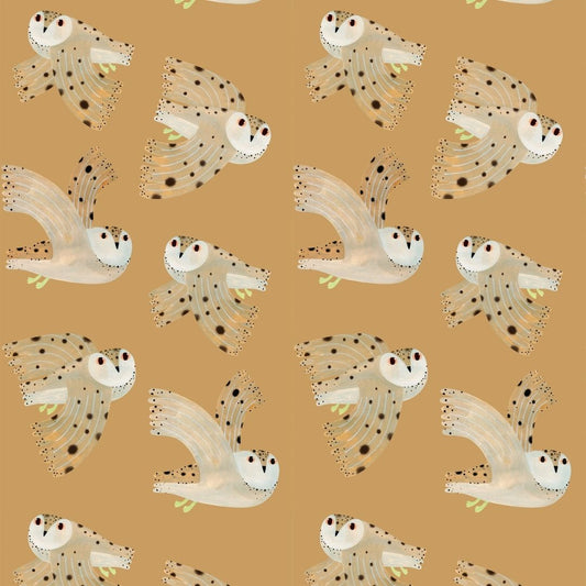 Owl - Dusty Yellow - Aniek Bartels