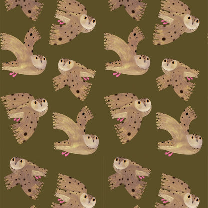 Owl - Fern - Aniek Bartels