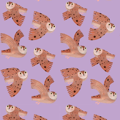 Owl - Lilac - Aniek Bartels