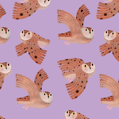 Owl - Lilac - Aniek Bartels