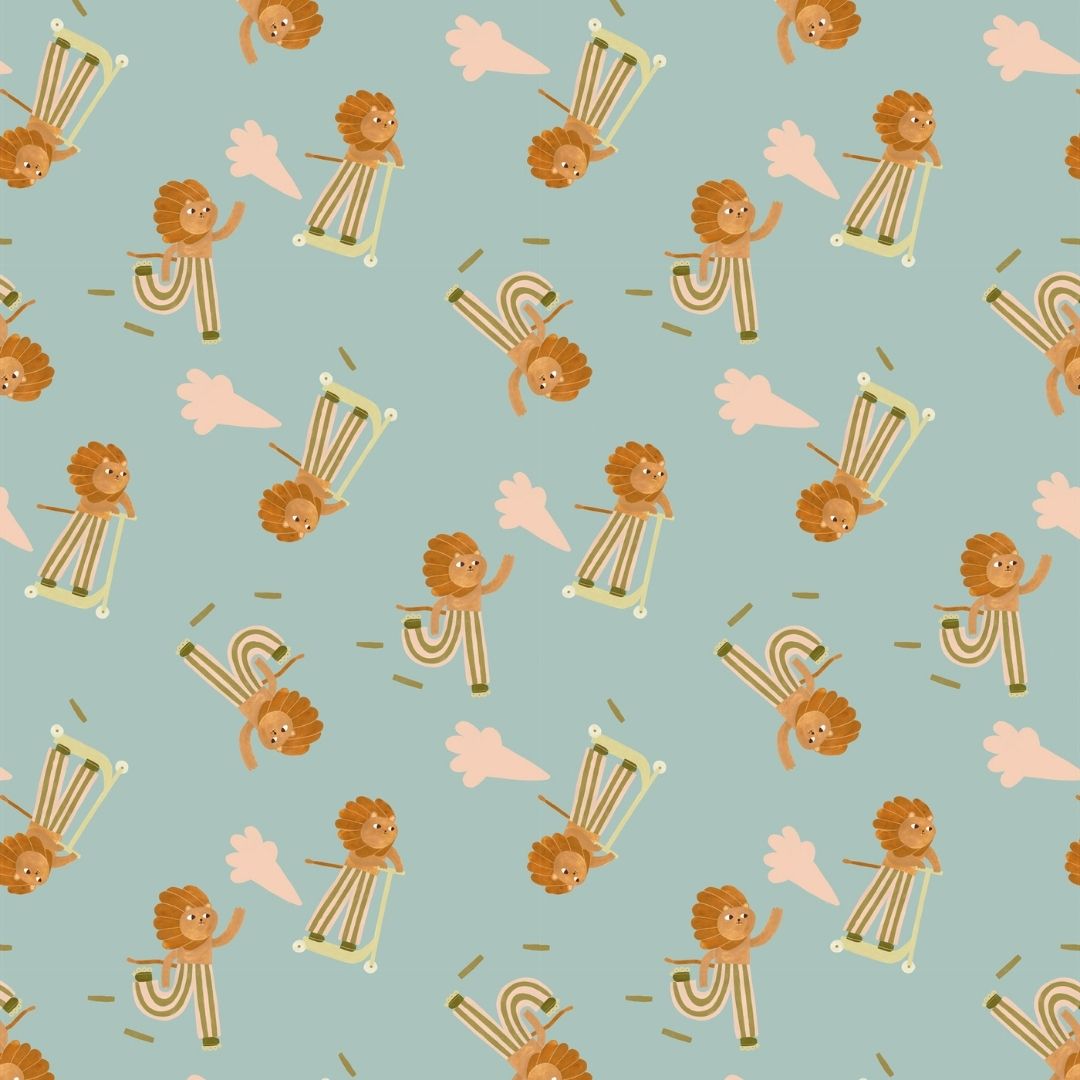 Skating Lion - Cool - Aniek Bartels