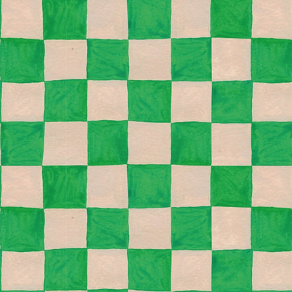 Square blocks green - Aniek Bartels