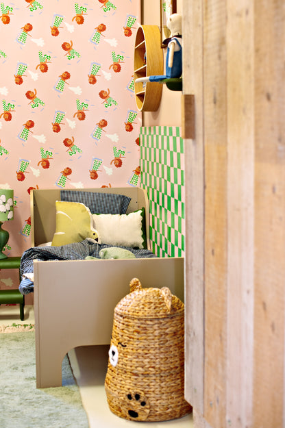 Skating Lion - Green - Aniek Bartels