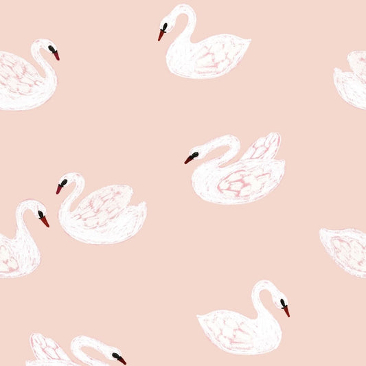 Swans - Soft pink - Joëlle Wehkamp