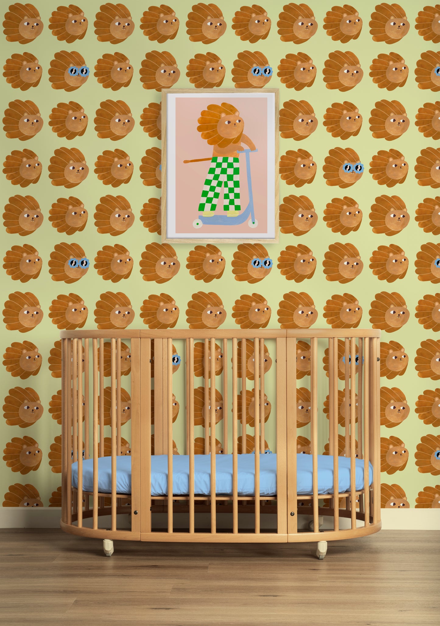 Lion head - Matcha - Aniek Bartels