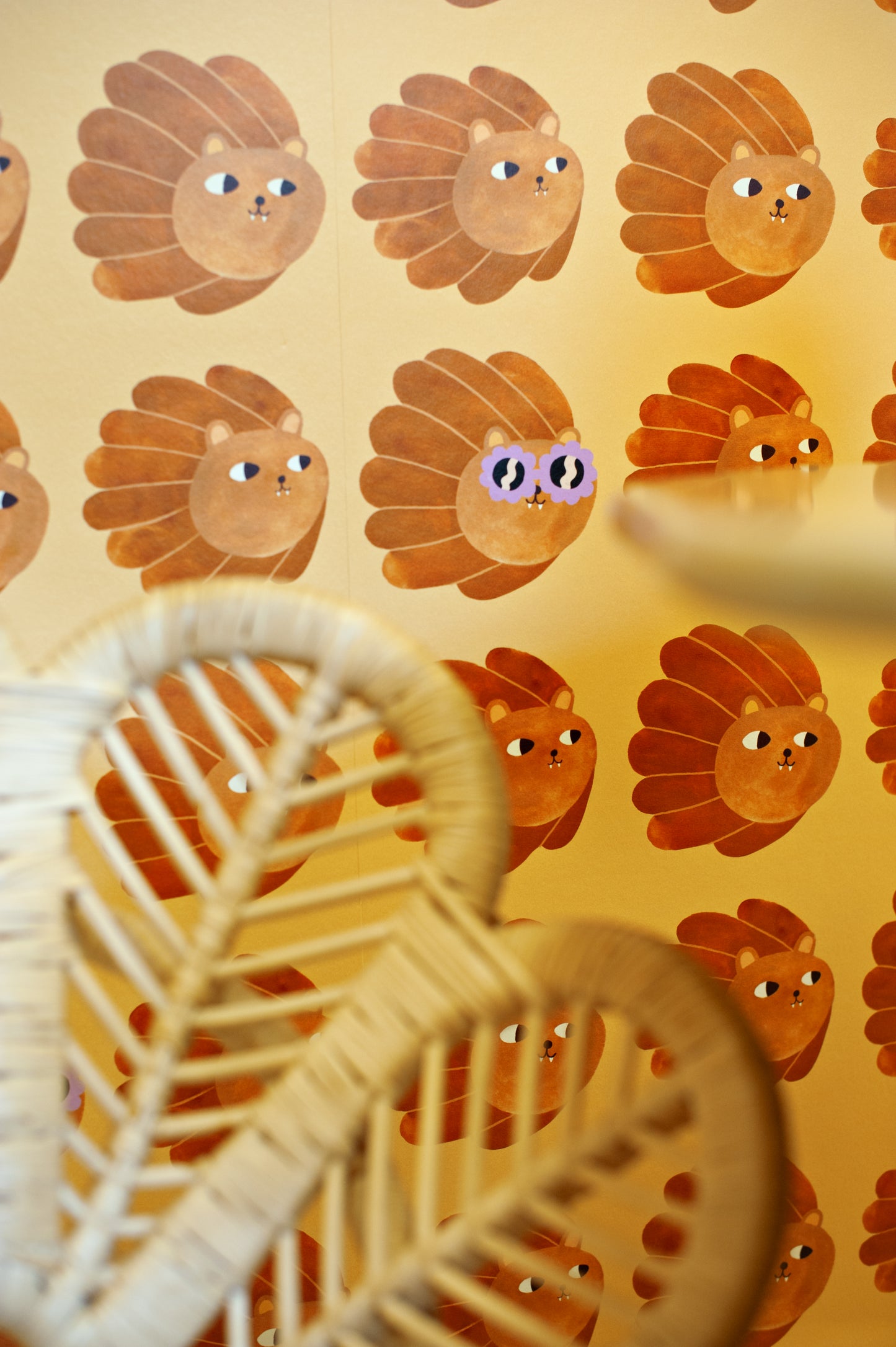 Lion head - Butter Yellow - Aniek Bartels