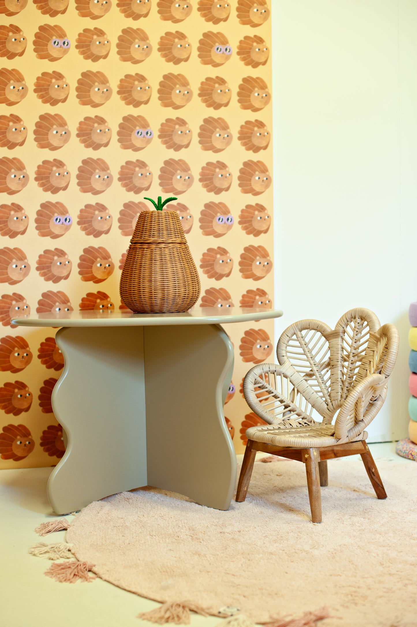 Lion head - Butter Yellow - Aniek Bartels