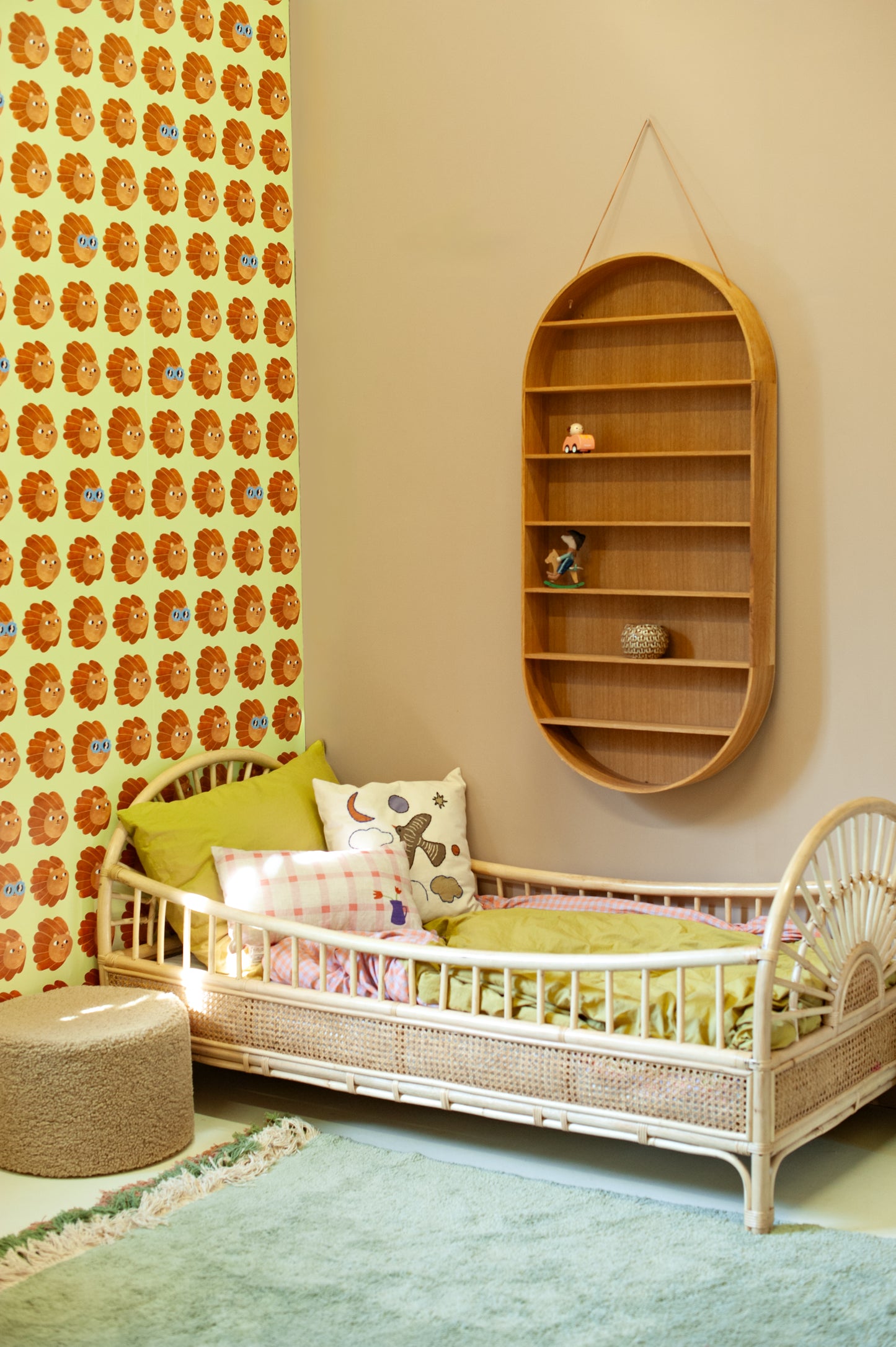 Lion head - Matcha - Aniek Bartels