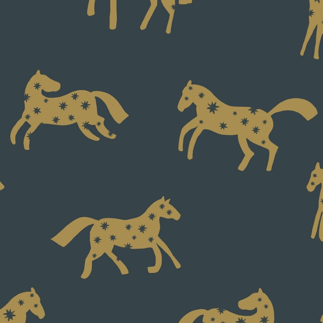 Magic Horses - Night Blue - Joëlle Wehkamp