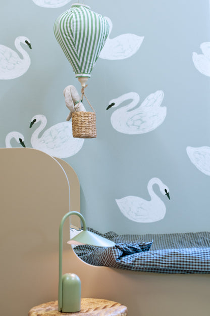 Swans - Lake blue - Joëlle Wehkamp