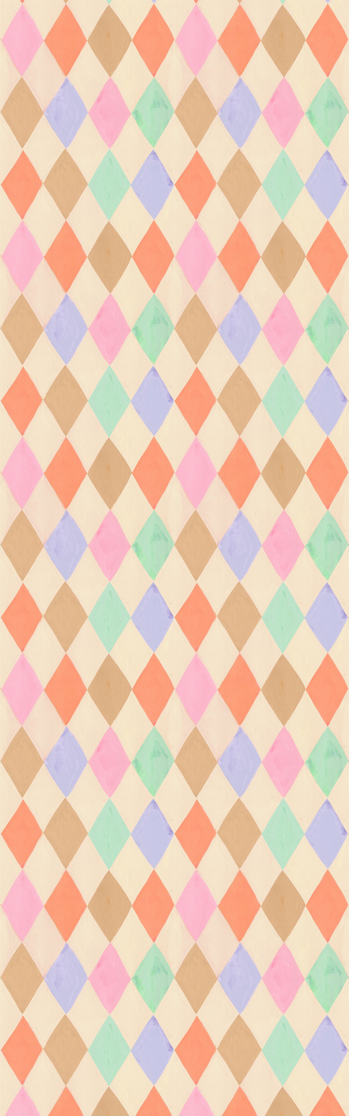 Harlequin Pastel Wallpaper – Meet Me at the Wall x Aniek Bartels
