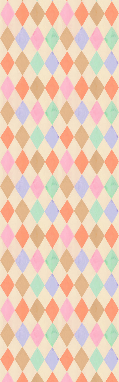 Harlequin Pastel Wallpaper – Meet Me at the Wall x Aniek Bartels