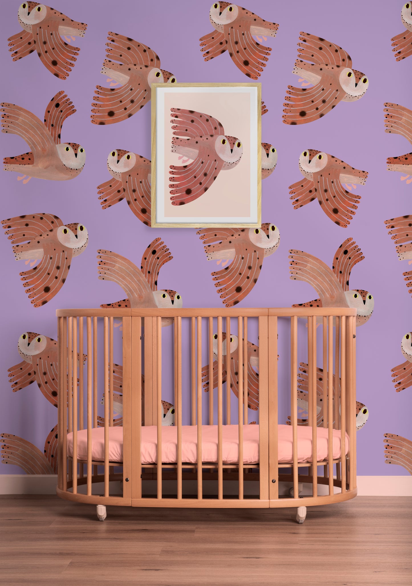 Owl - Lilac - Aniek Bartels