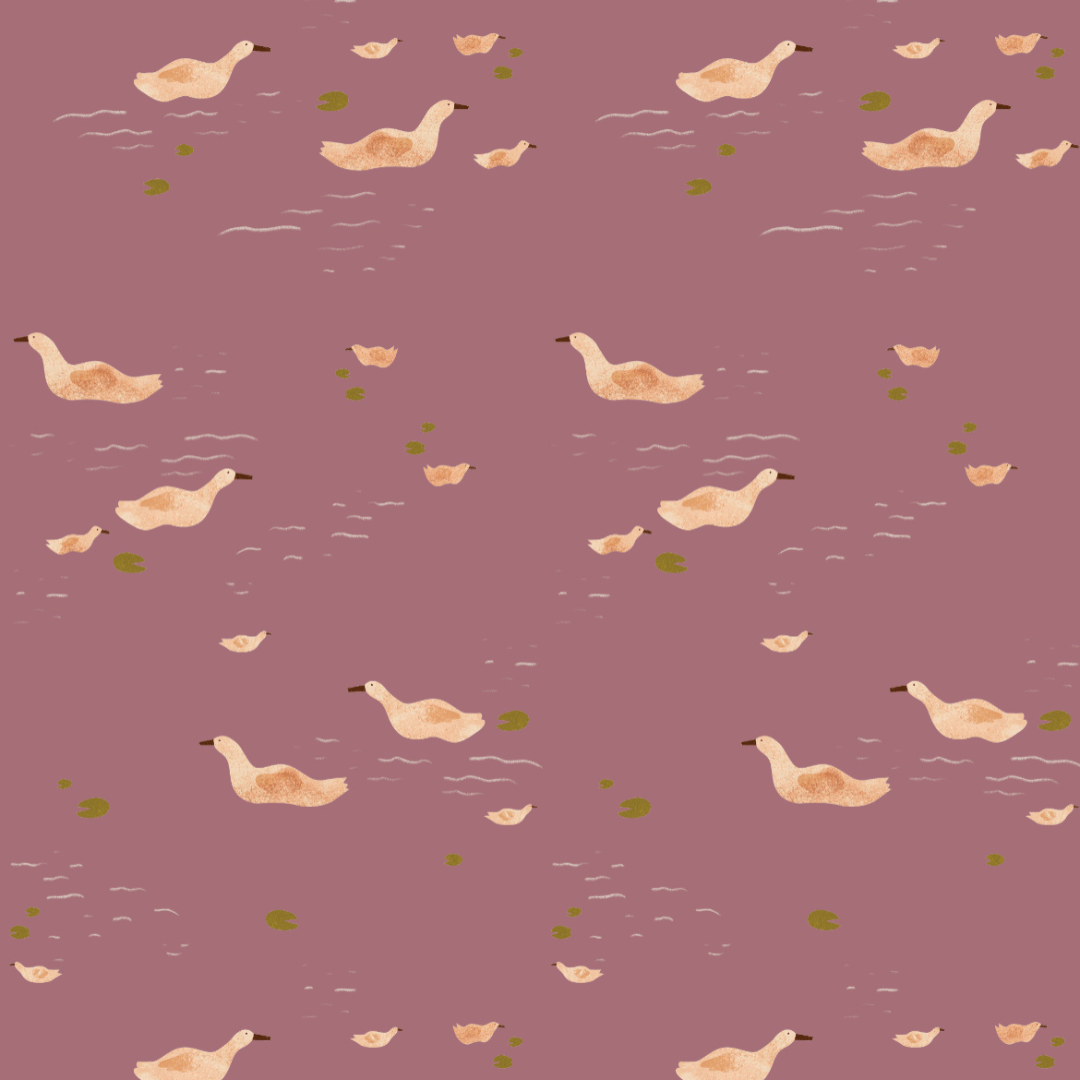 Ducks Mauve - Lotte Dirks