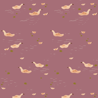 Ducks Mauve - Lotte Dirks