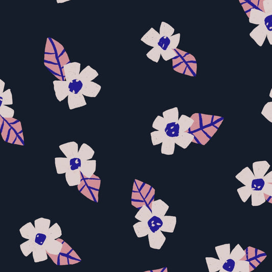 Poppy Flowers Dark - Naturel Noord