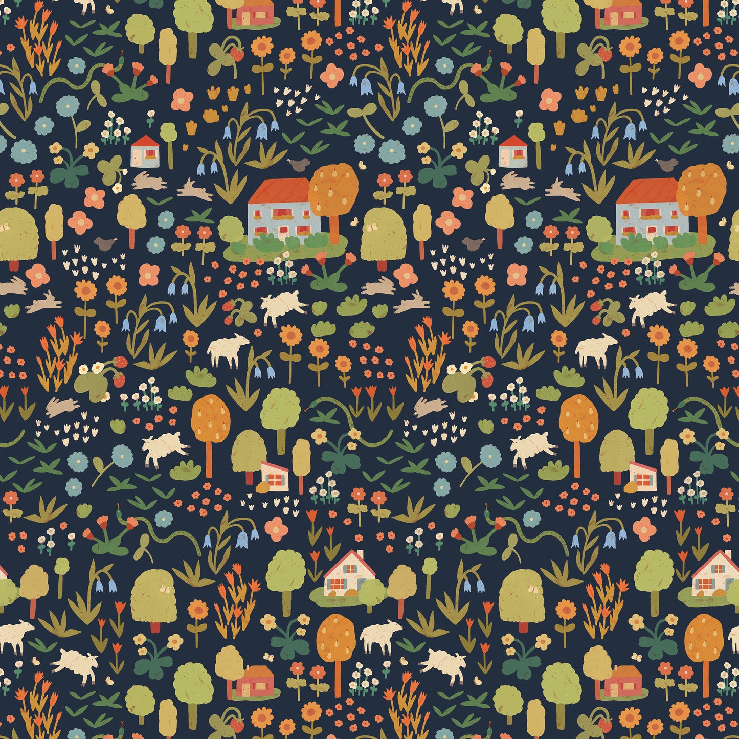 Wildflowers - Ink - Lotte Dirks