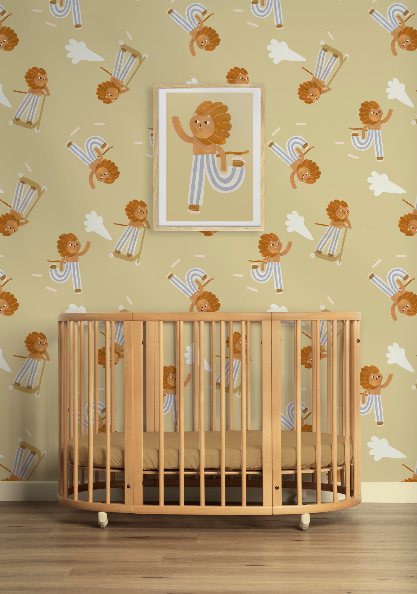 Skating Lion - Neutral - Aniek Bartels