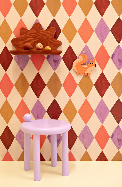 Harlequin Circus Wallpaper – Meet Me at the Wall x Aniek Bartels