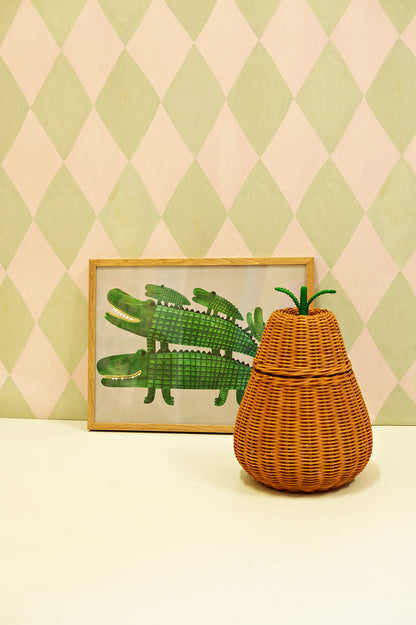 Harlequin Mint Wallpaper – Meet Me at the Wall x Aniek Bartels