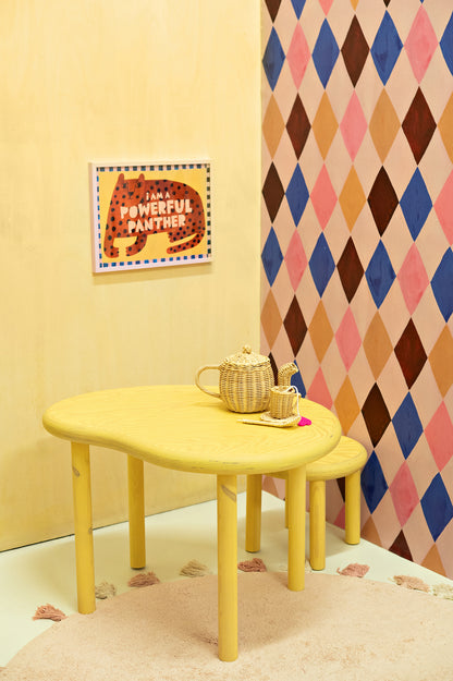 Harlequin Pink Sky Wallpaper – Meet Me at the Wall x Aniek Bartels