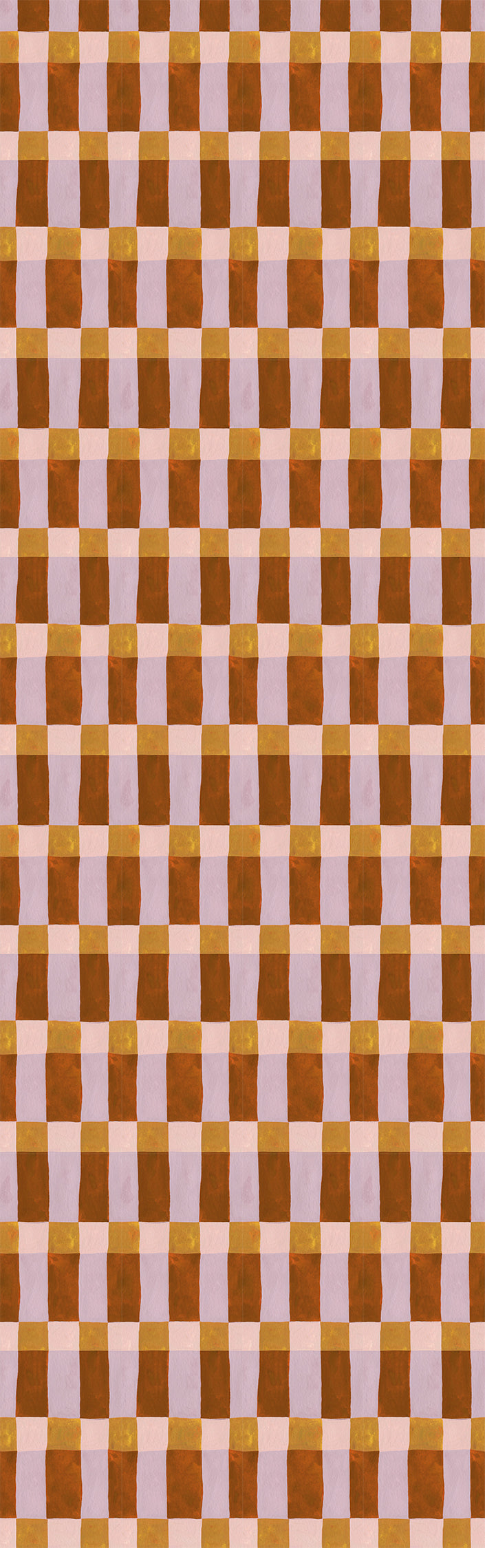 Playful Blocks Warm Wallpaper – Meet Me at the Wall x Aniek Bartels