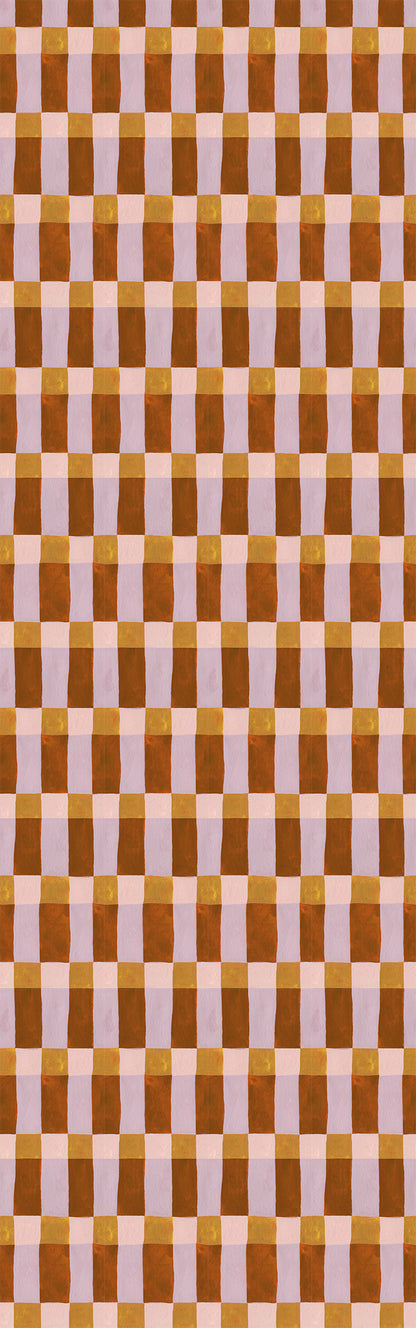 Playful Blocks Warm Wallpaper – Meet Me at the Wall x Aniek Bartels