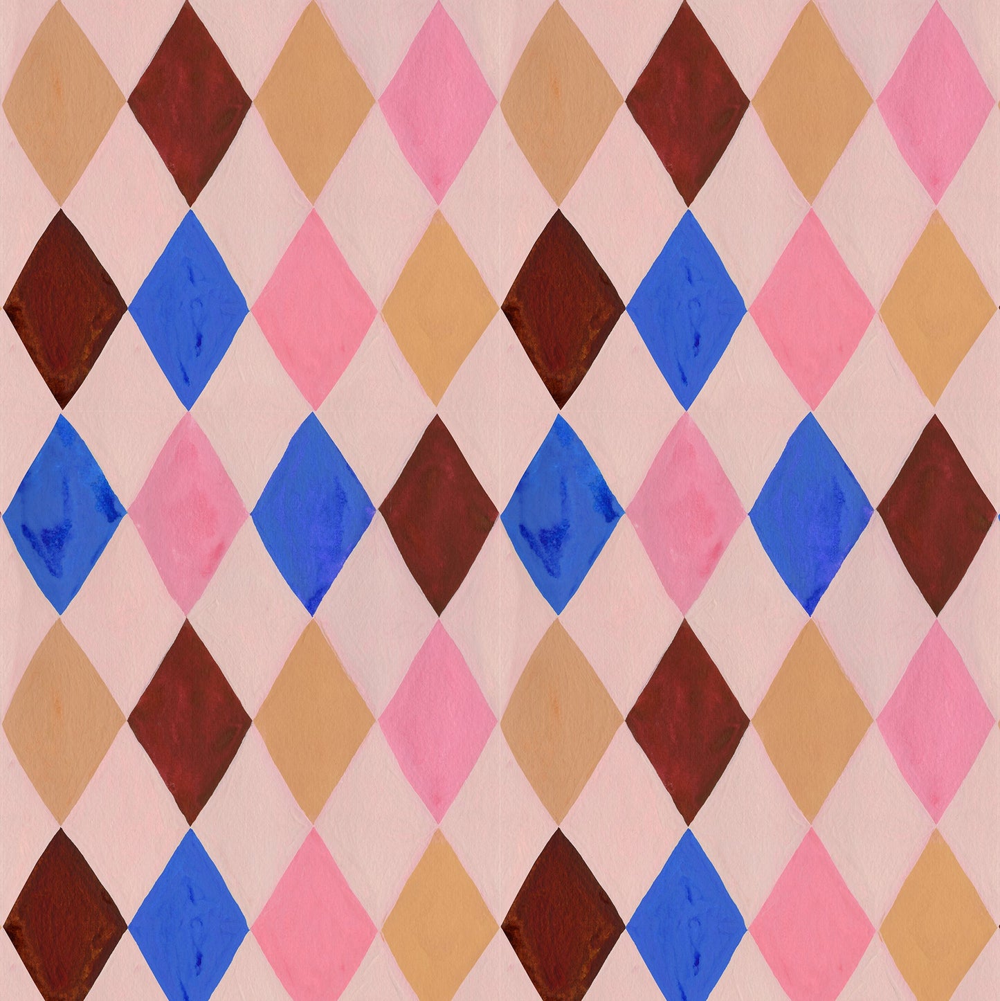 Harlequin Pink Sky Wallpaper – Meet Me at the Wall x Aniek Bartels