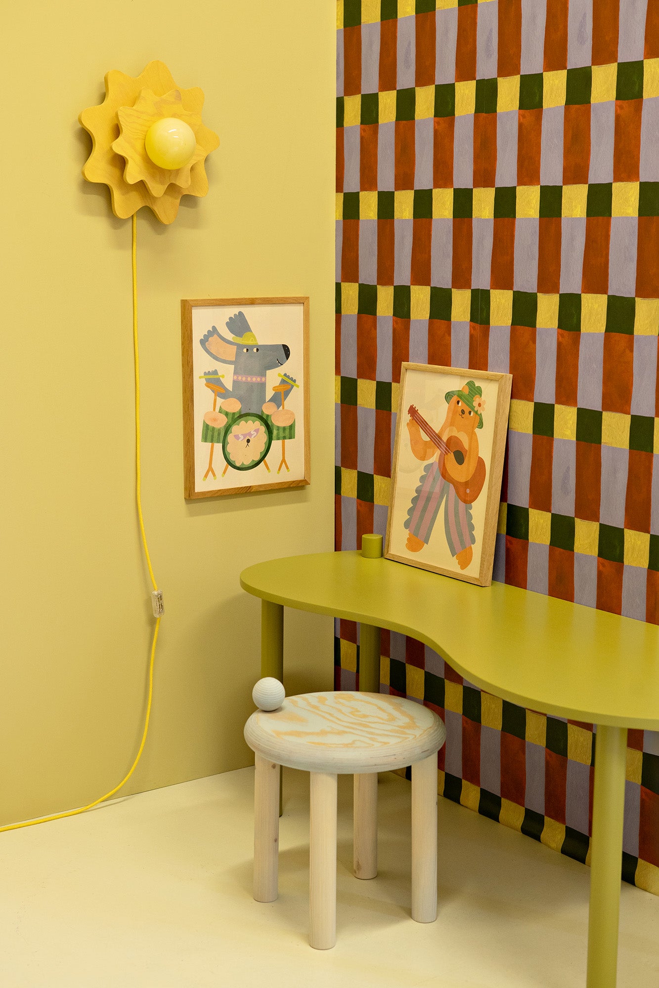 Playful Blocks Joyful Wallpaper – Meet Me at the Wall x Aniek Bartels