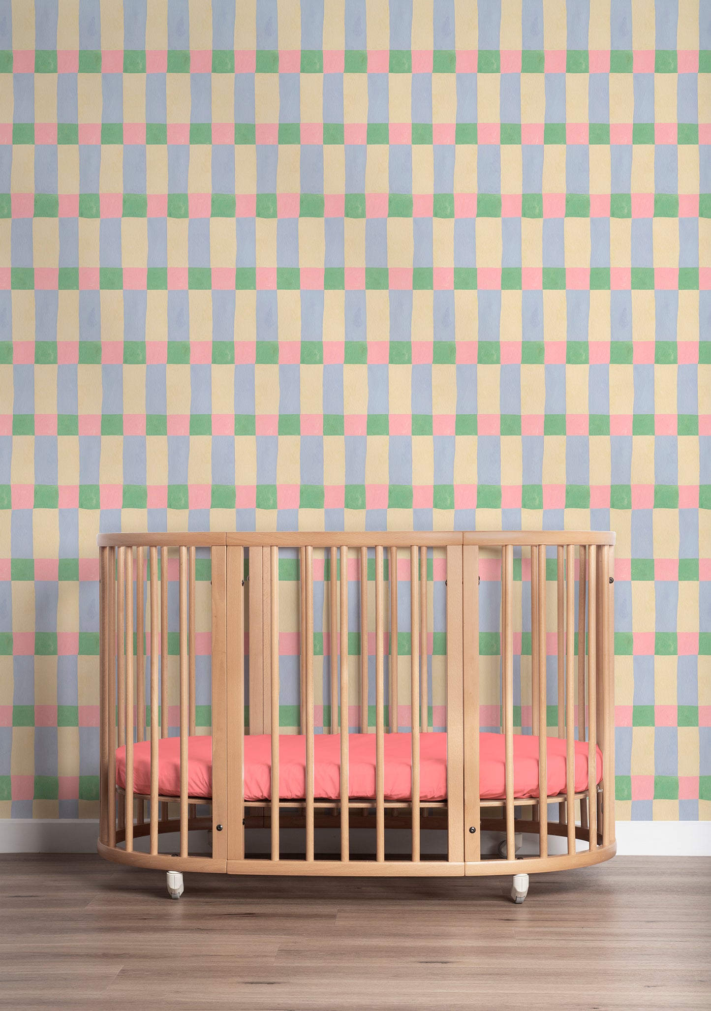 Playful Blocks Pastel Wallpaper – Meet Me at the Wall x Aniek Bartels