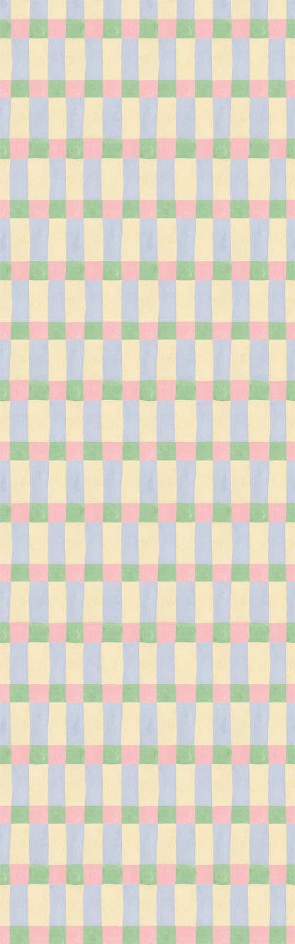 Playful Blocks Pastel Wallpaper – Meet Me at the Wall x Aniek Bartels