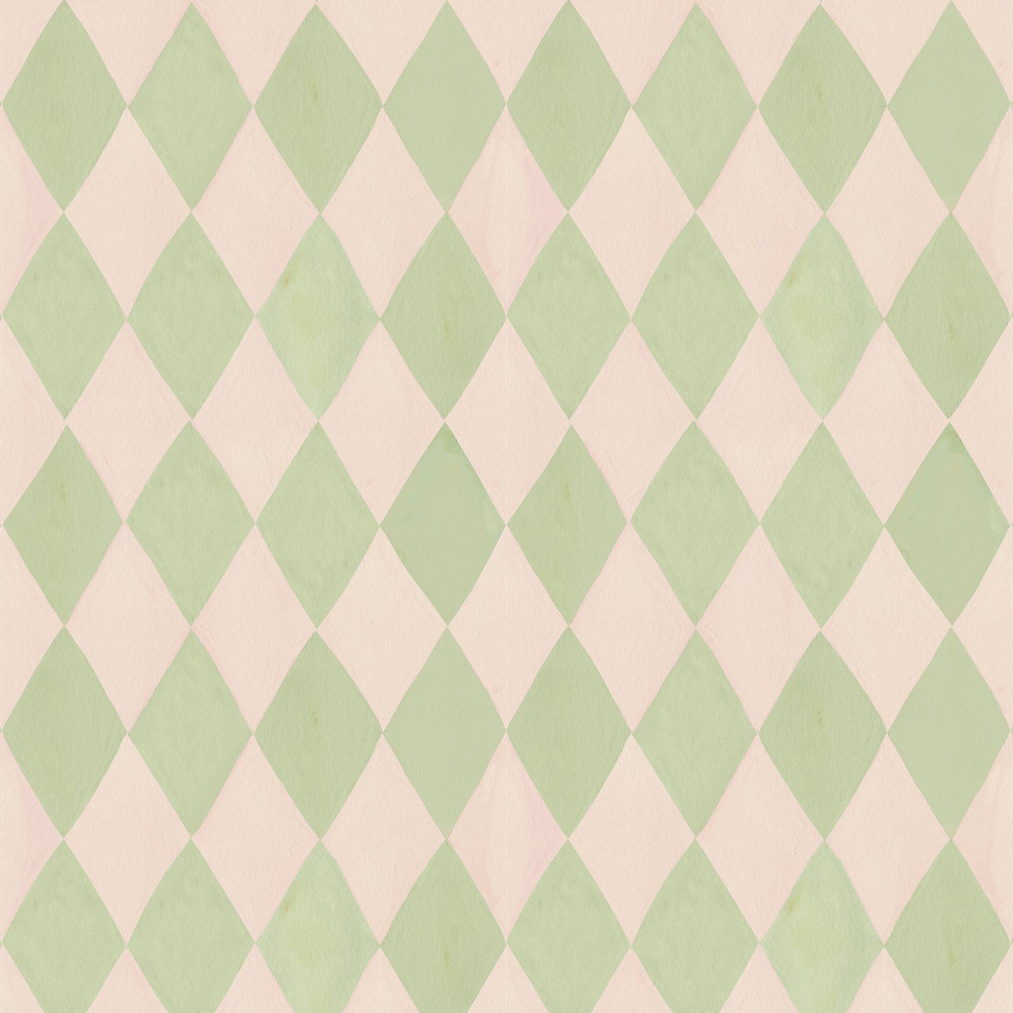 Harlequin Mint Wallpaper – Meet Me at the Wall x Aniek Bartels