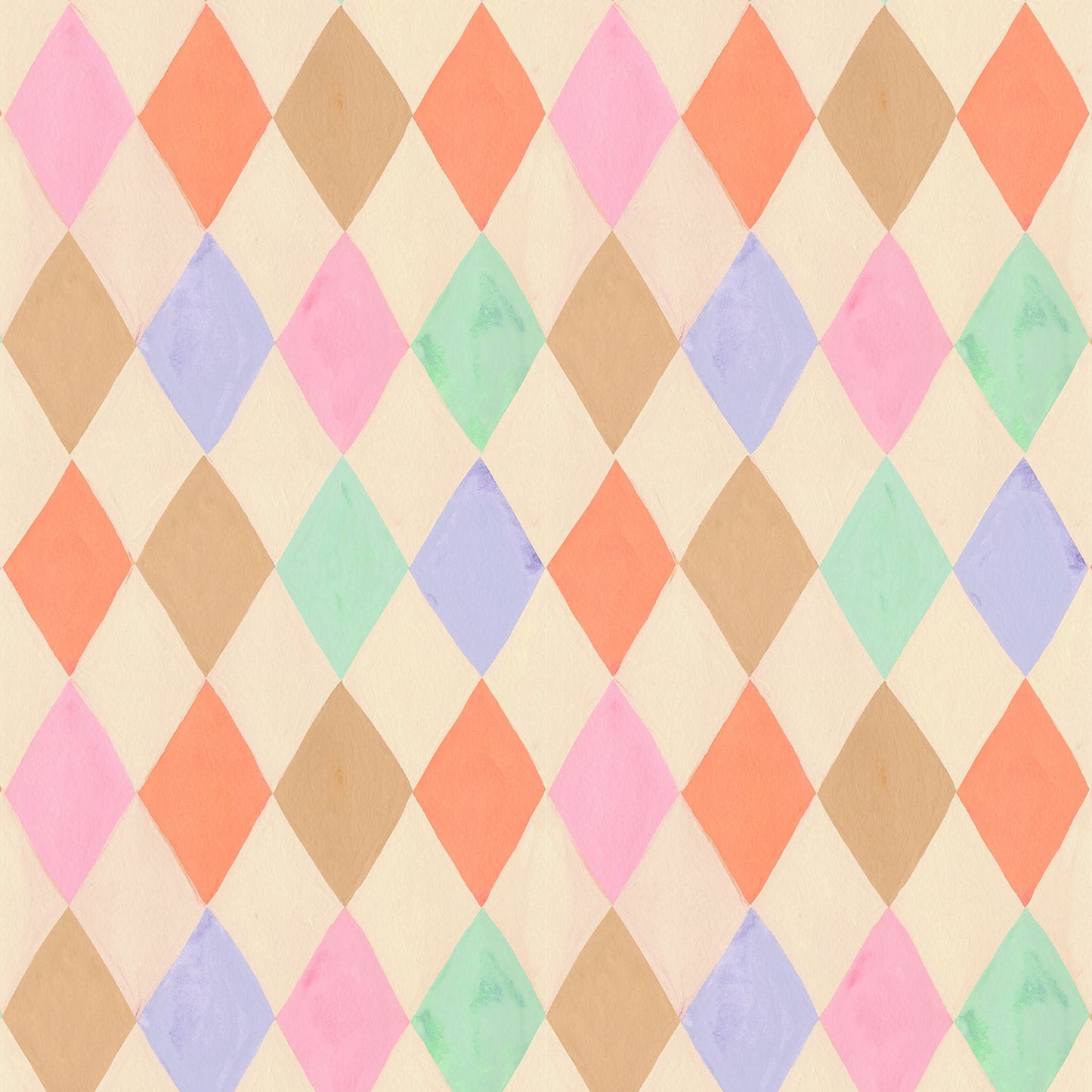 Harlequin Pastel Wallpaper – Meet Me at the Wall x Aniek Bartels